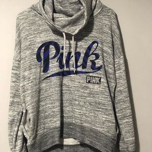 Pink Cowlneck hoodie